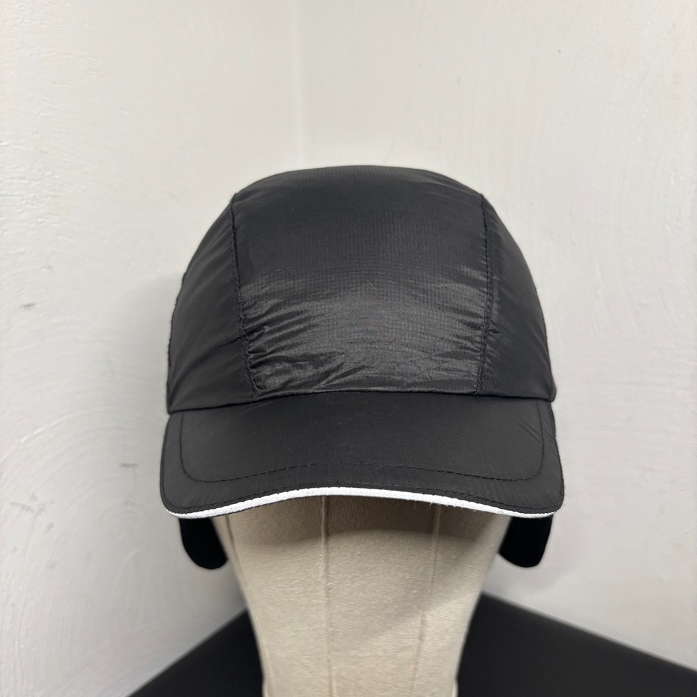 REI‎ Co-op Black Ear Flap Hat Primaloft Insulated Unisex Size S/M Adjustable Cap